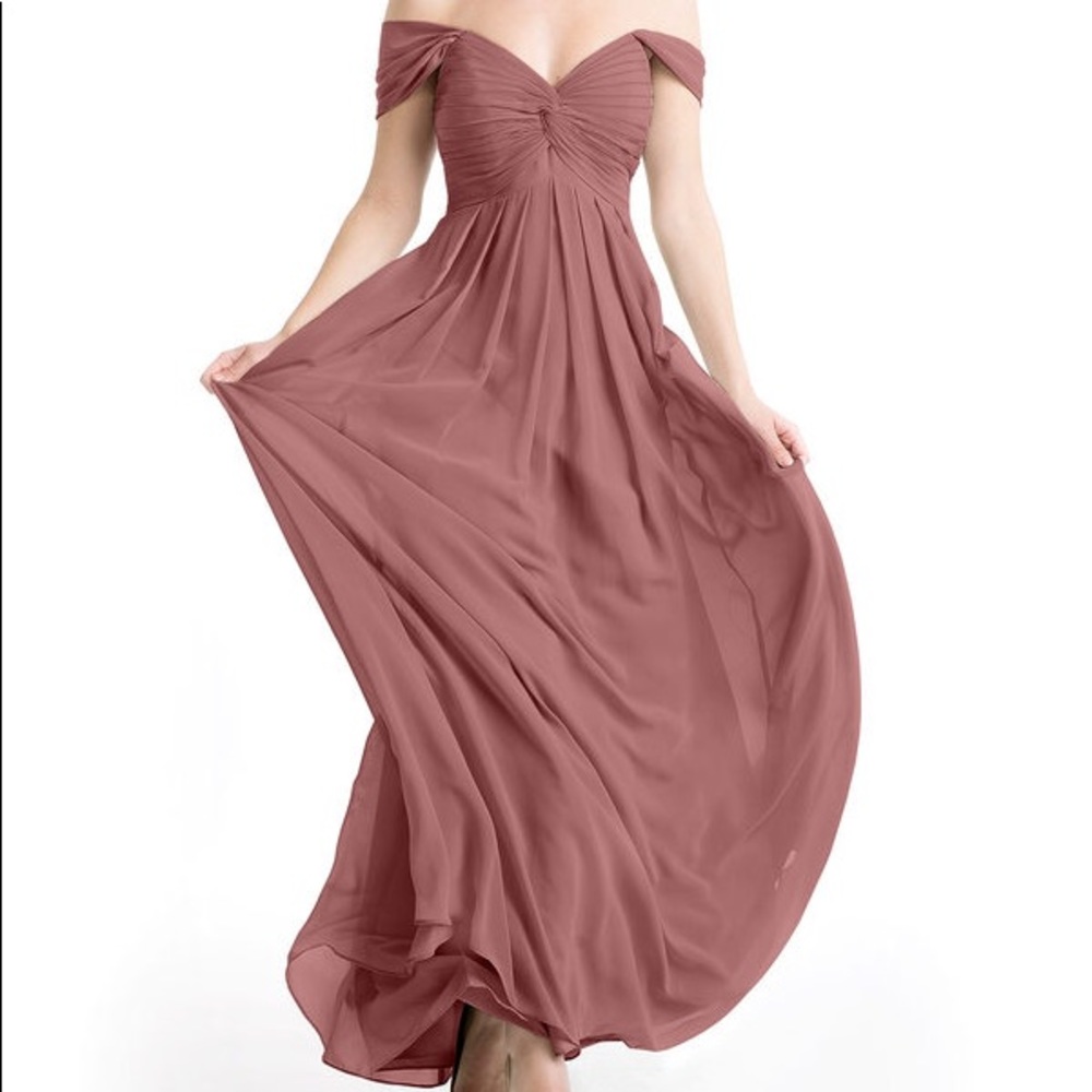 Azazie Kaitlynn Bridesmaid Dress, Desert Rose